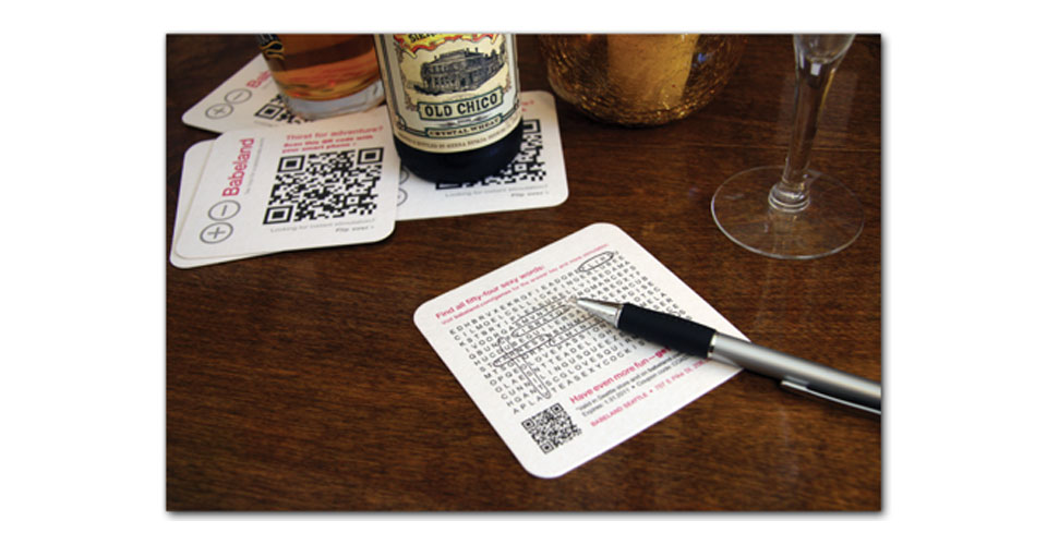 Bar coasters for Babealnd.