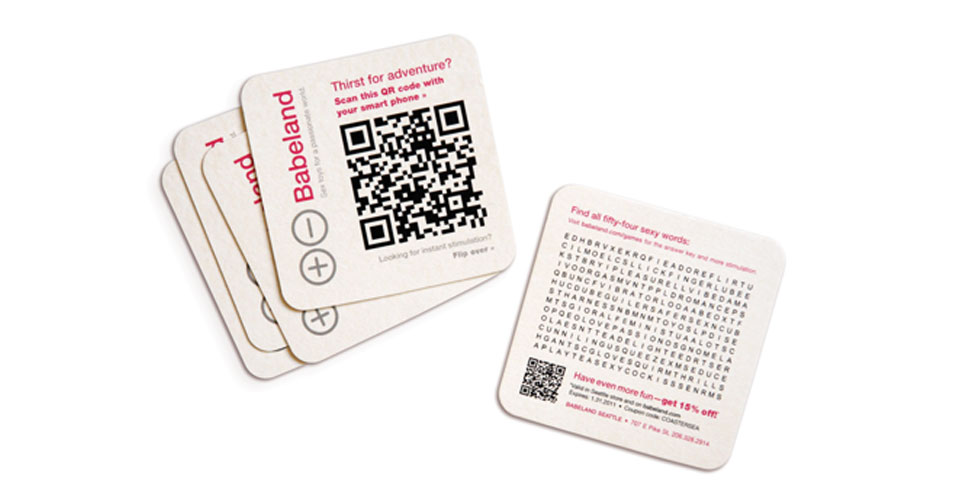 Bar coasters for Babealnd.