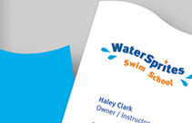 Water Sprites Swim School collateral